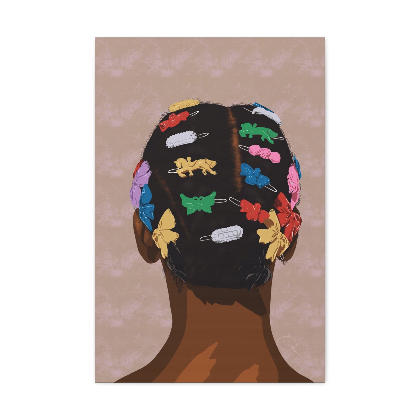 Barrettes Canvas