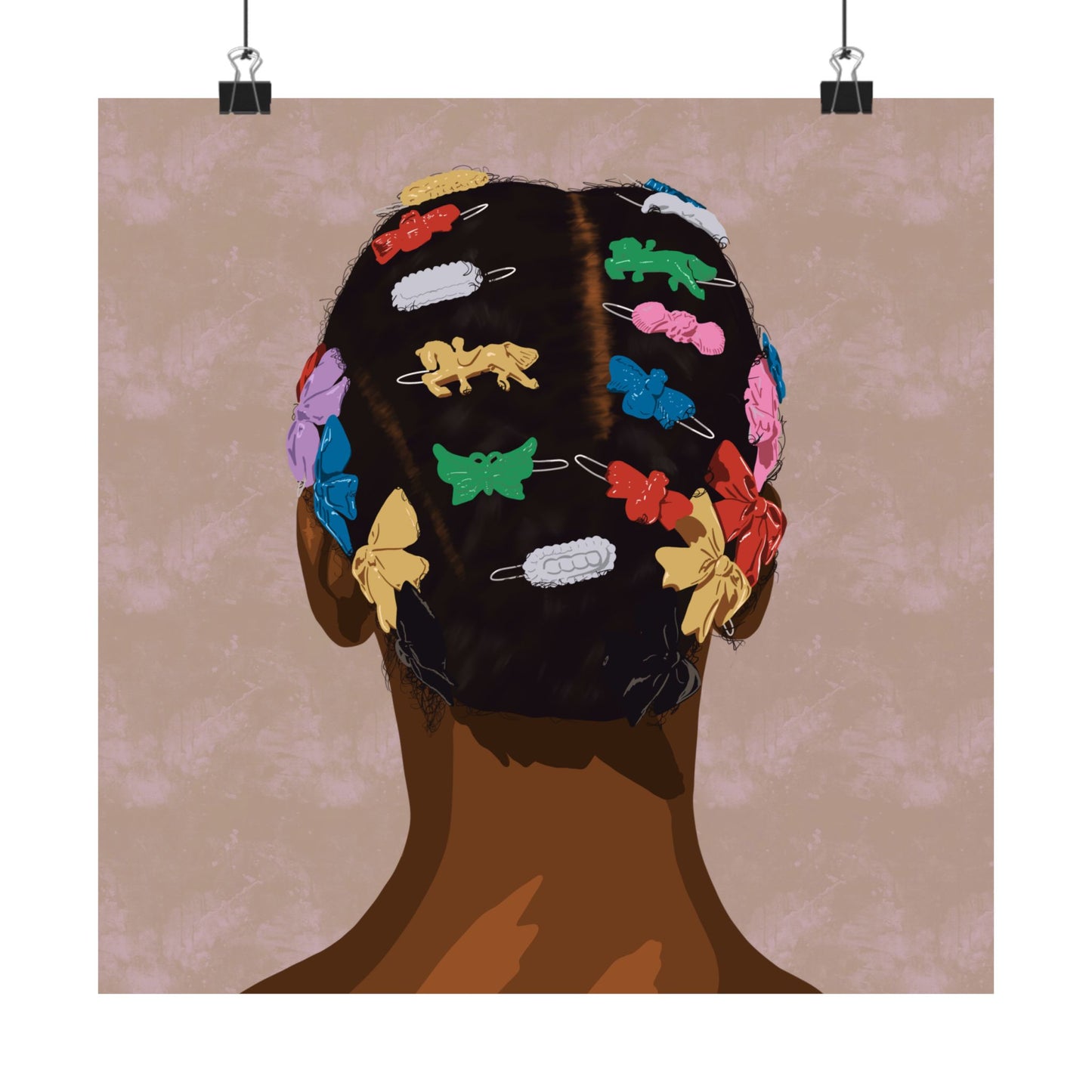 Barrettes Print