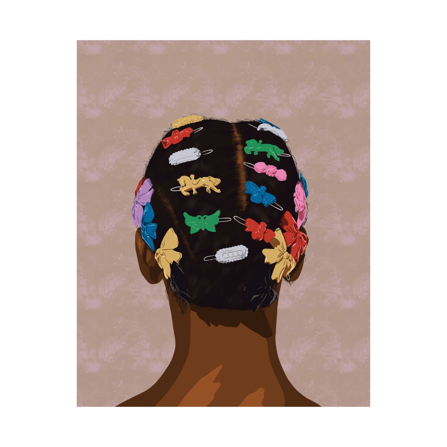 Barrettes Print