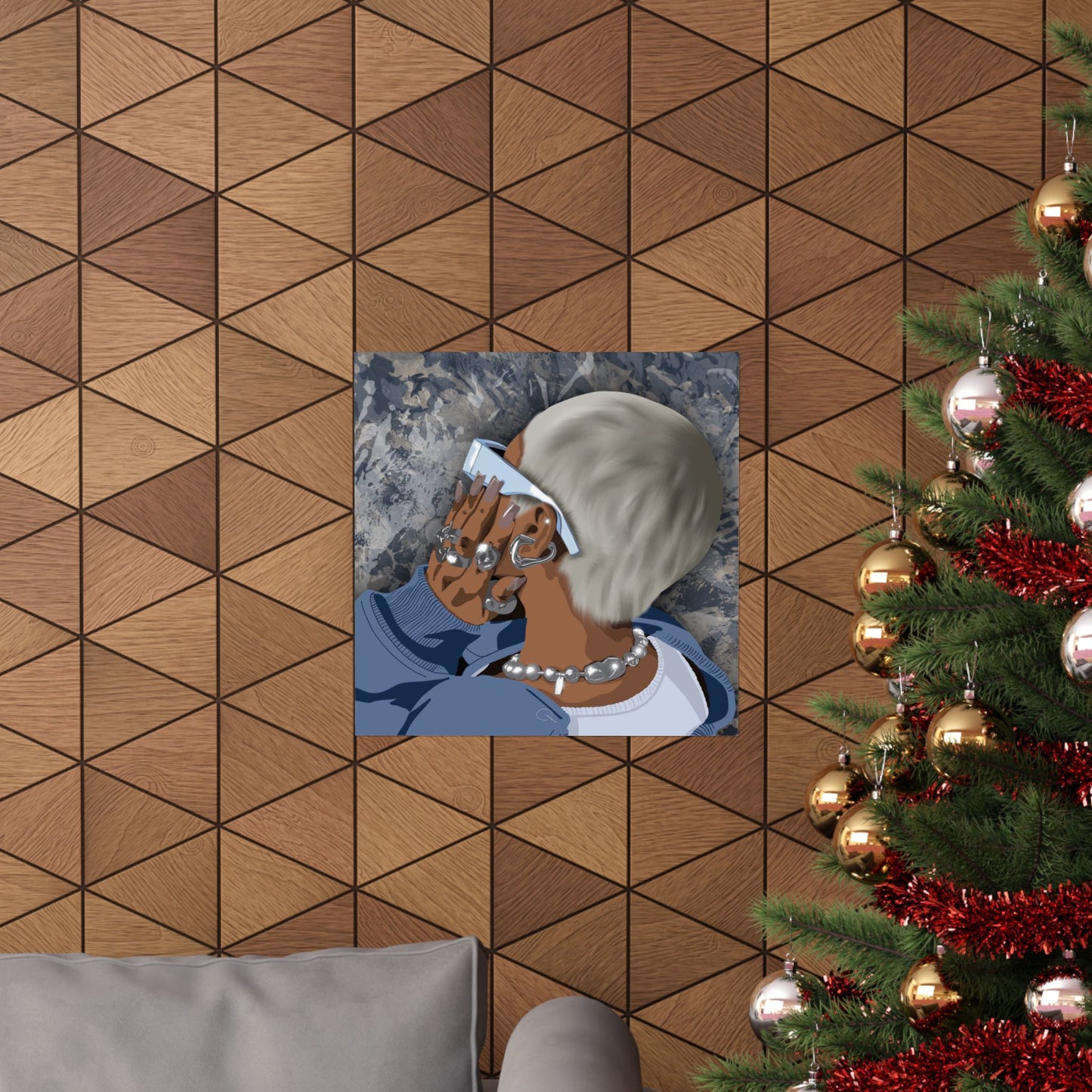 Silver Babe Print