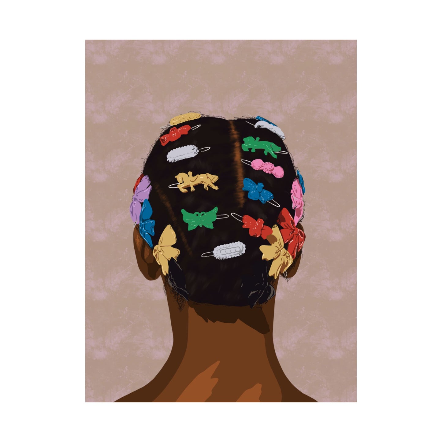 Barrettes Print