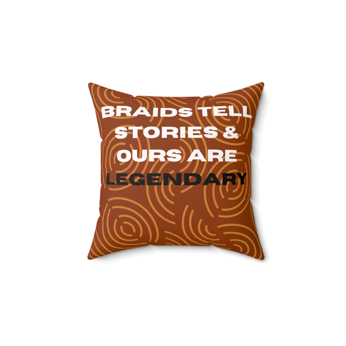 Barrettes Faux Suede Pillow