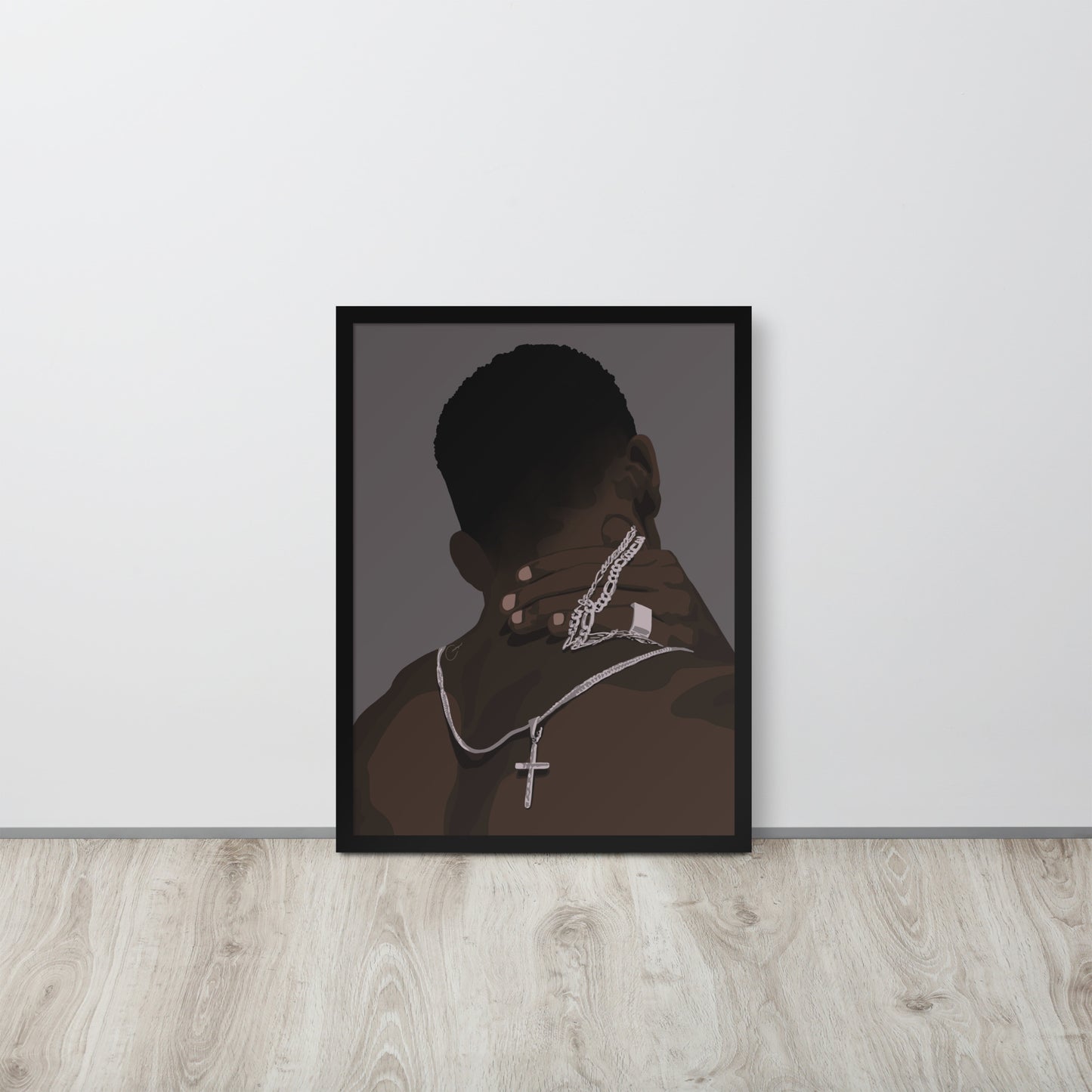 God's Got Me Framed Print