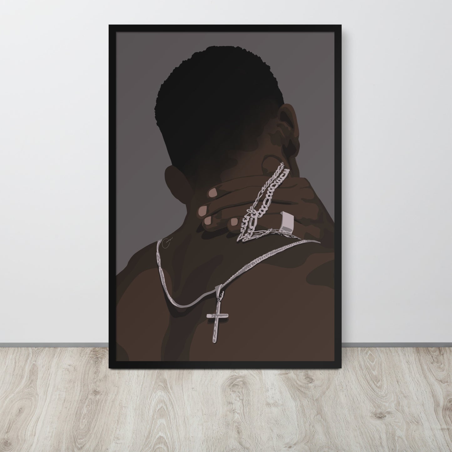 God's Got Me Framed Print