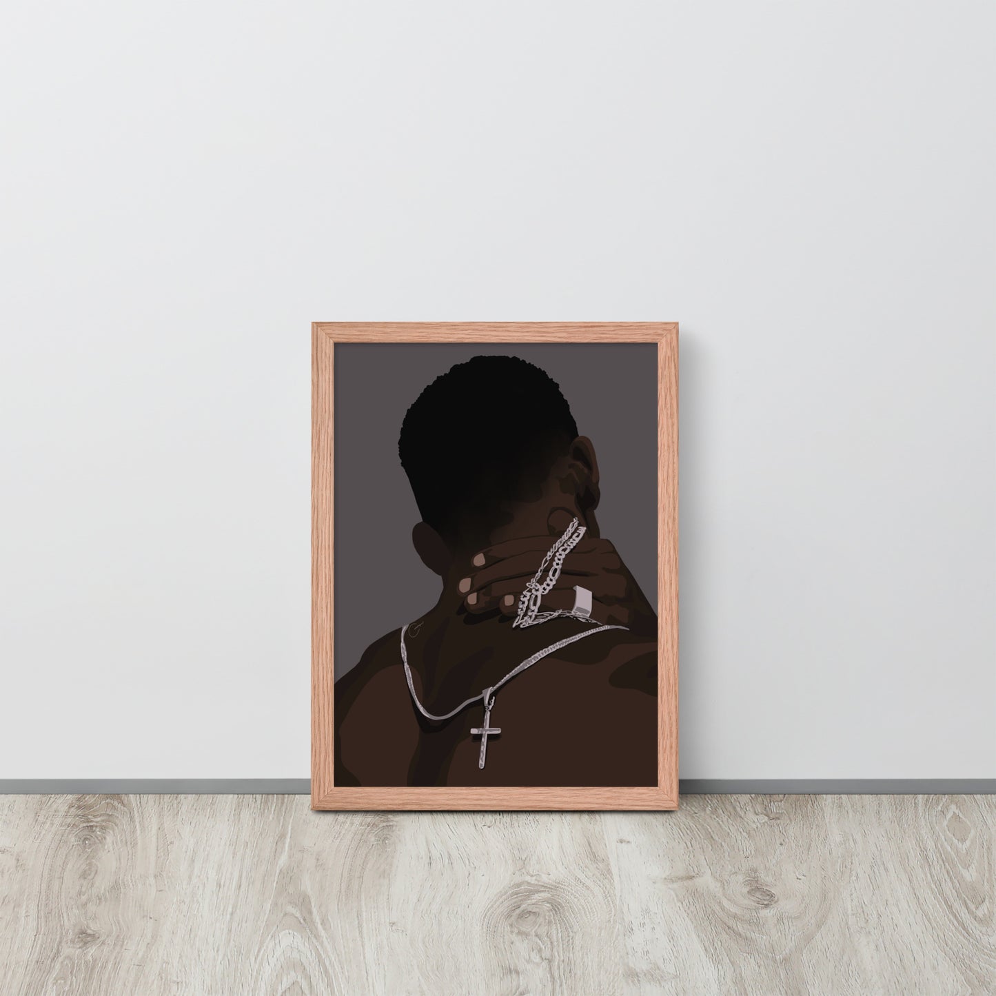 God's Got Me Framed Print