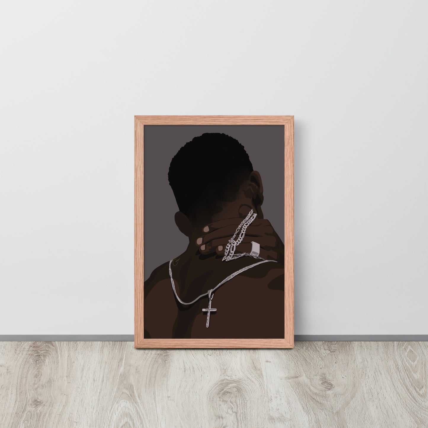 God's Got Me Framed Print