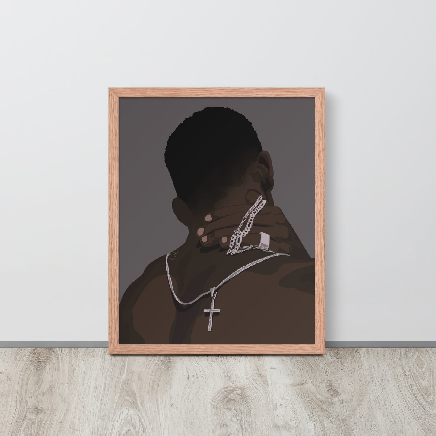 God's Got Me Framed Print