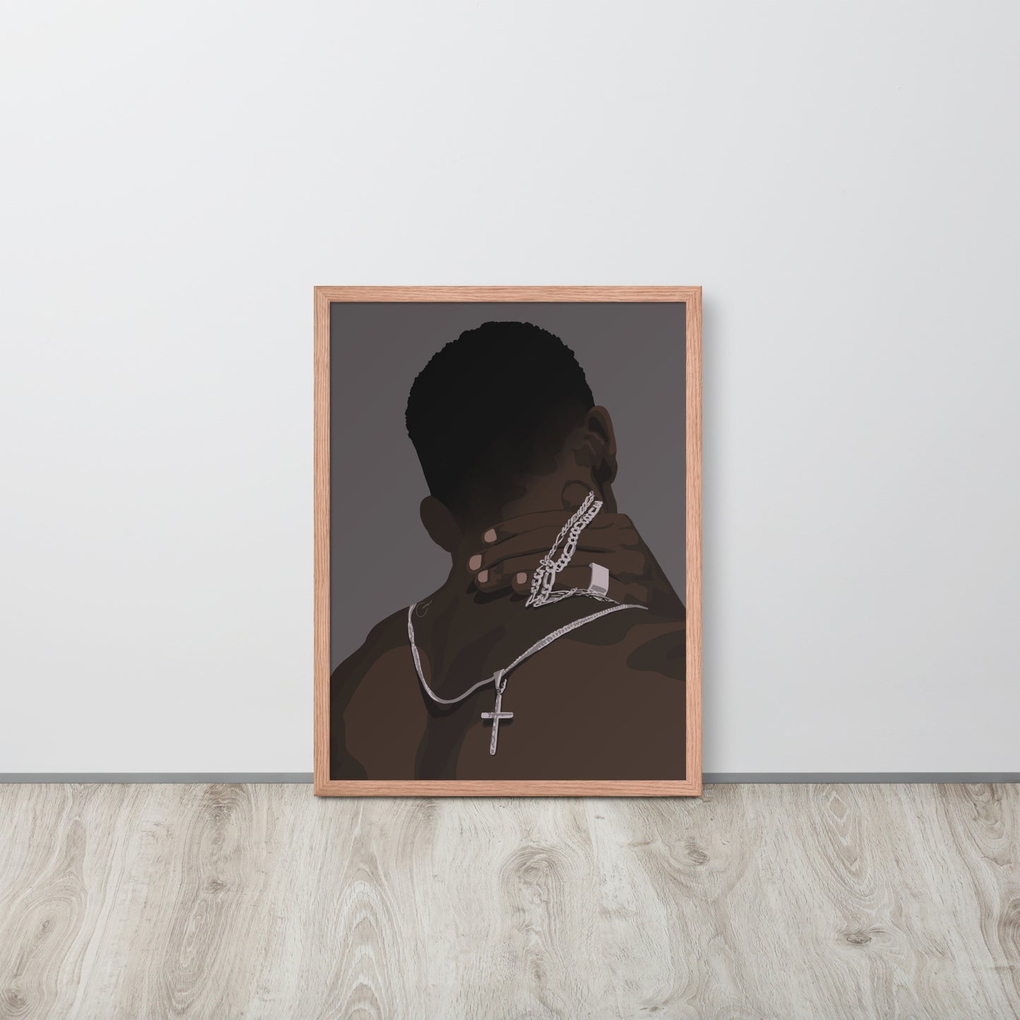 God's Got Me Framed Print