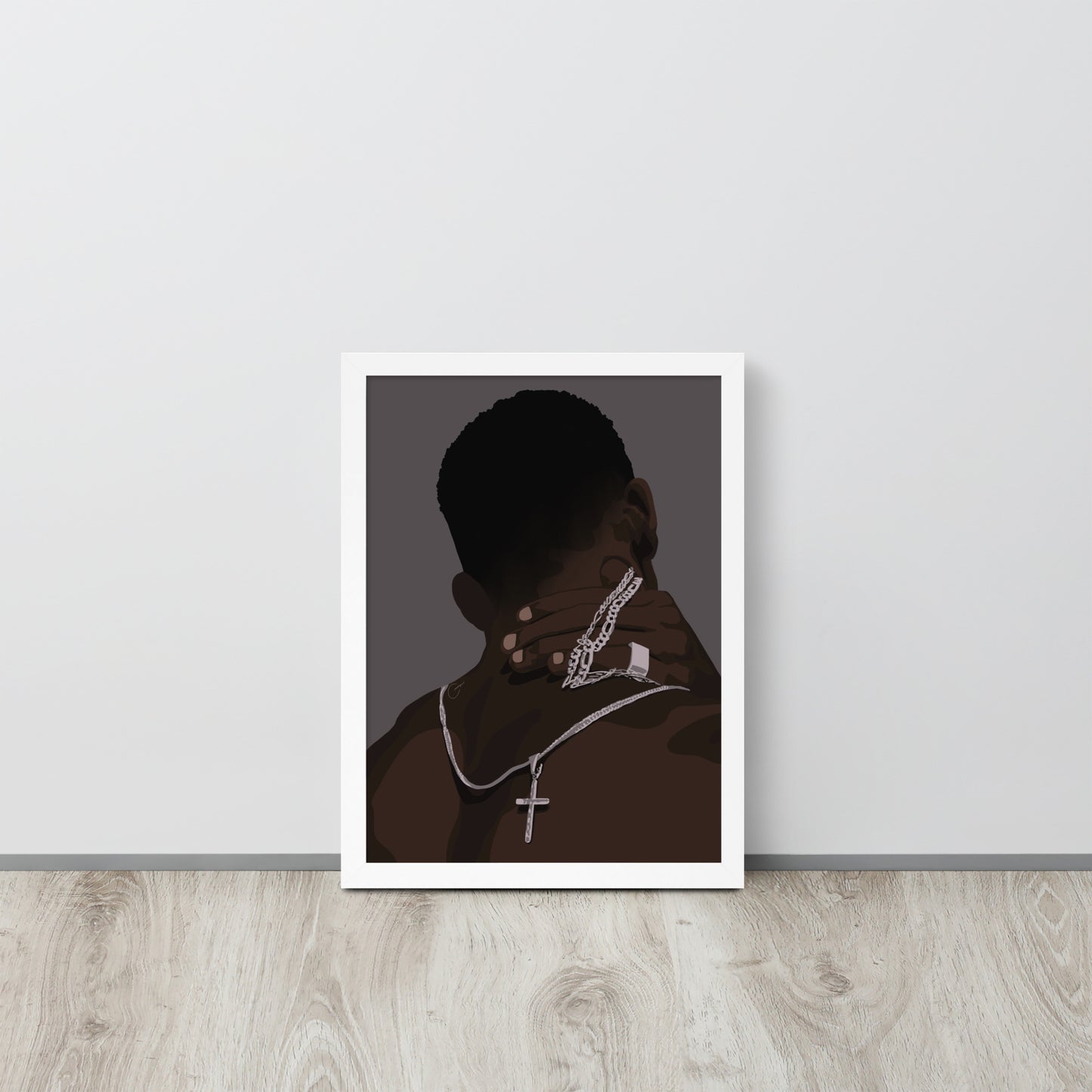 God's Got Me Framed Print