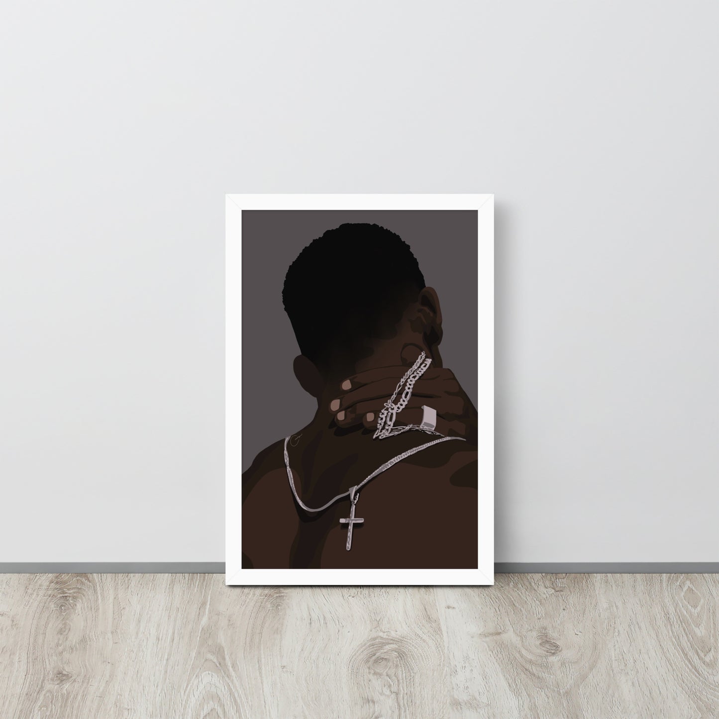 God's Got Me Framed Print