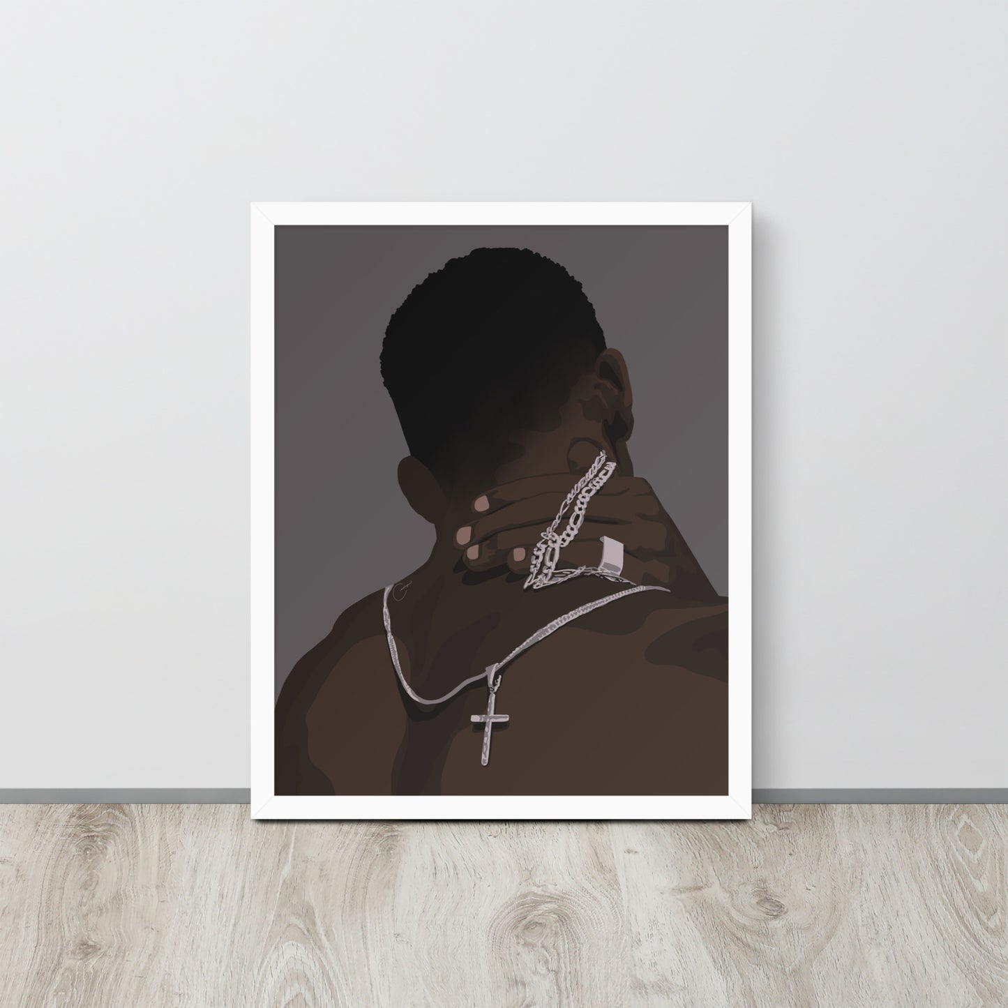 God's Got Me Framed Print