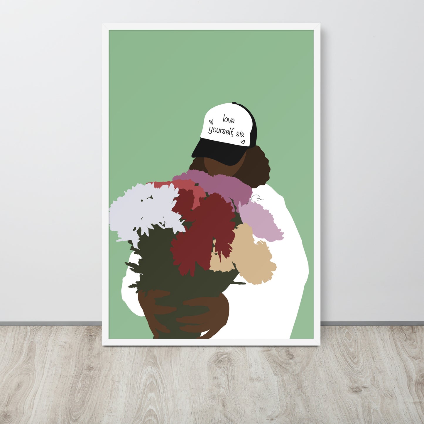 Love Yourself Sis Framed Print