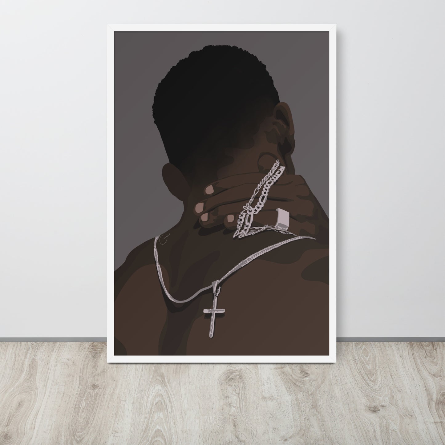 God's Got Me Framed Print