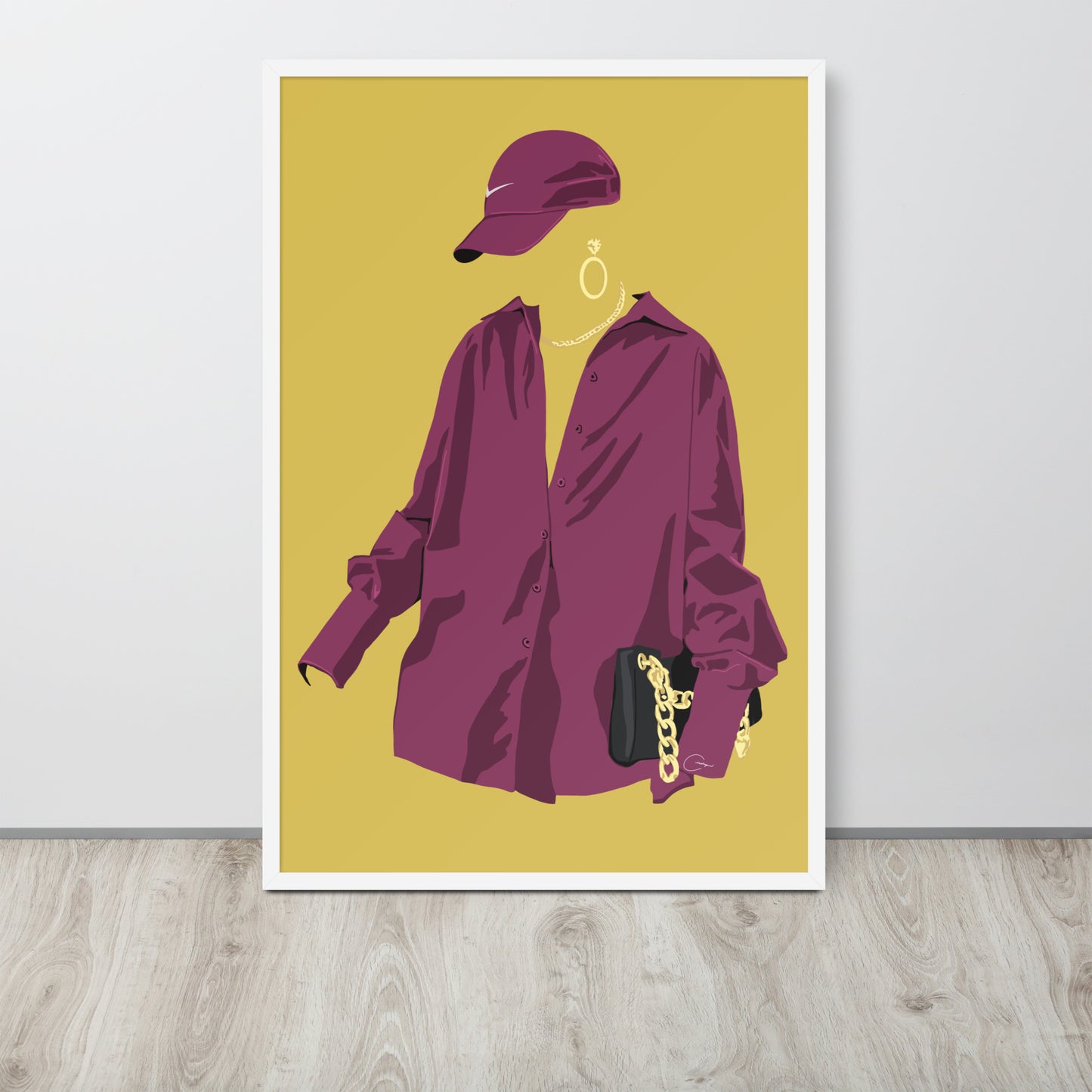 Fit Check - Pink Framed Print