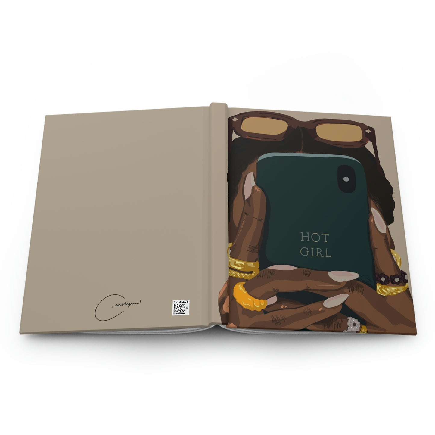 Hot Girl Notebook