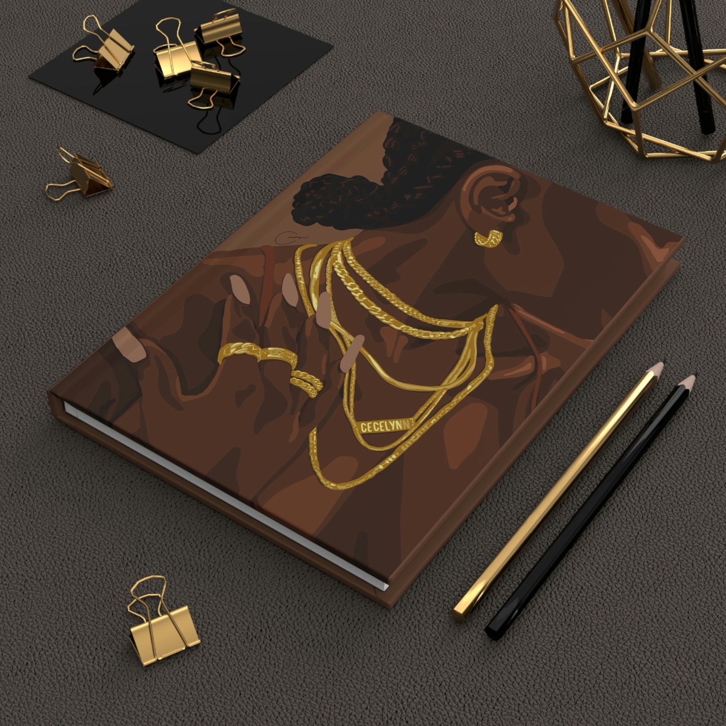 Dripped In Gold Notebook