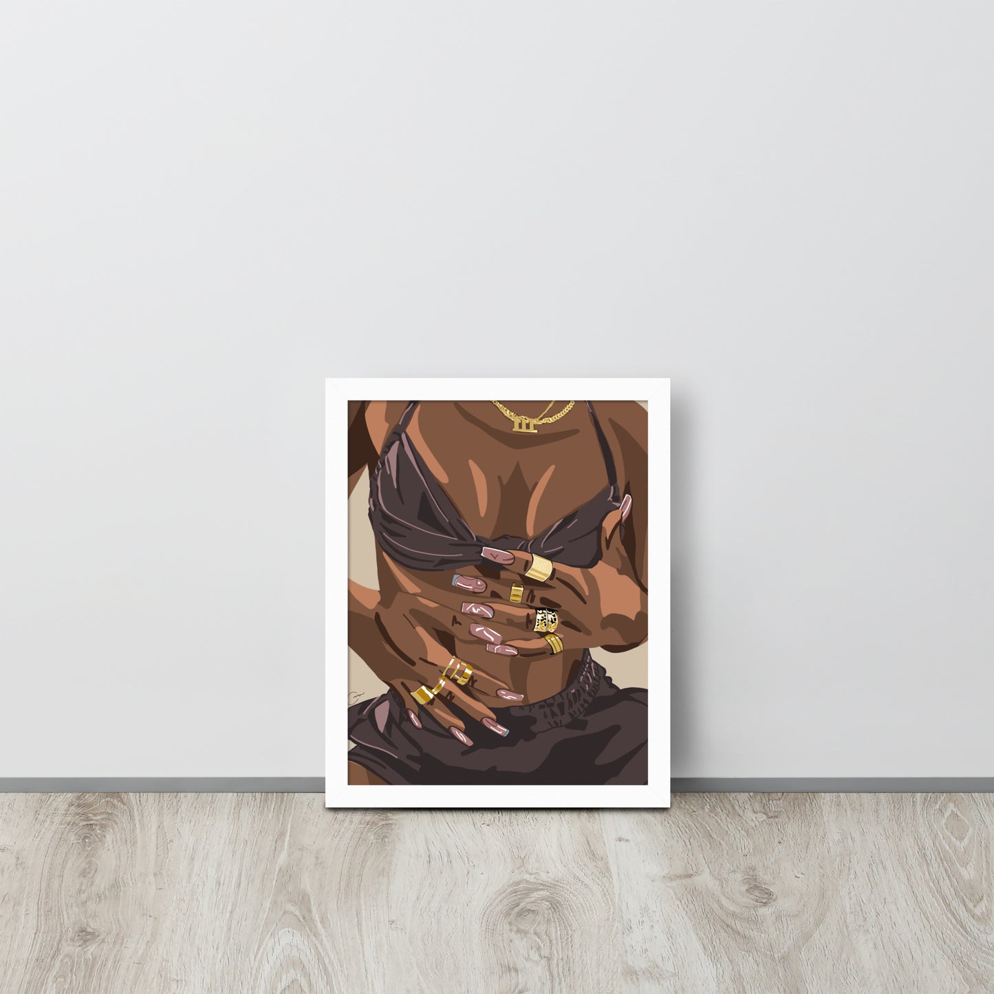 In My Skin Framed Print