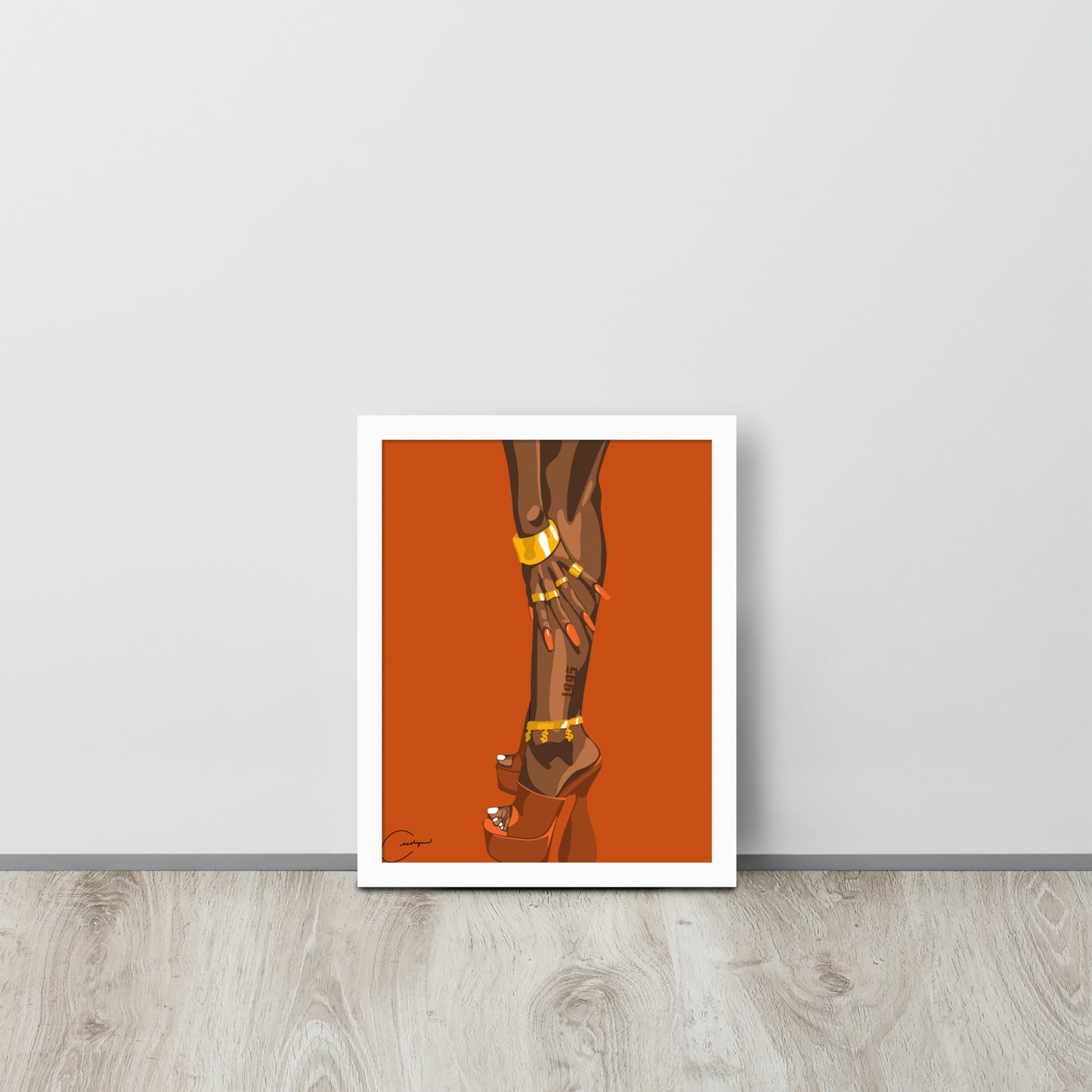 Final Touches Framed Print