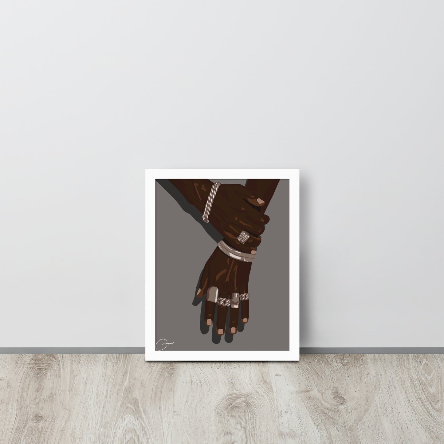 Masculine Energy Framed Print