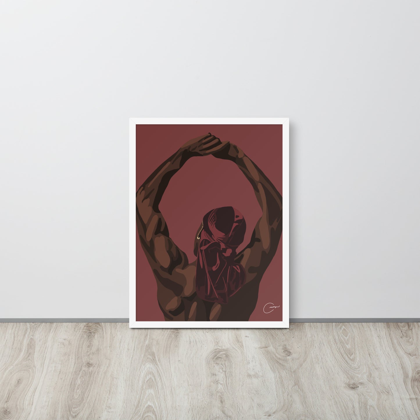 Morning Stretch Framed Print