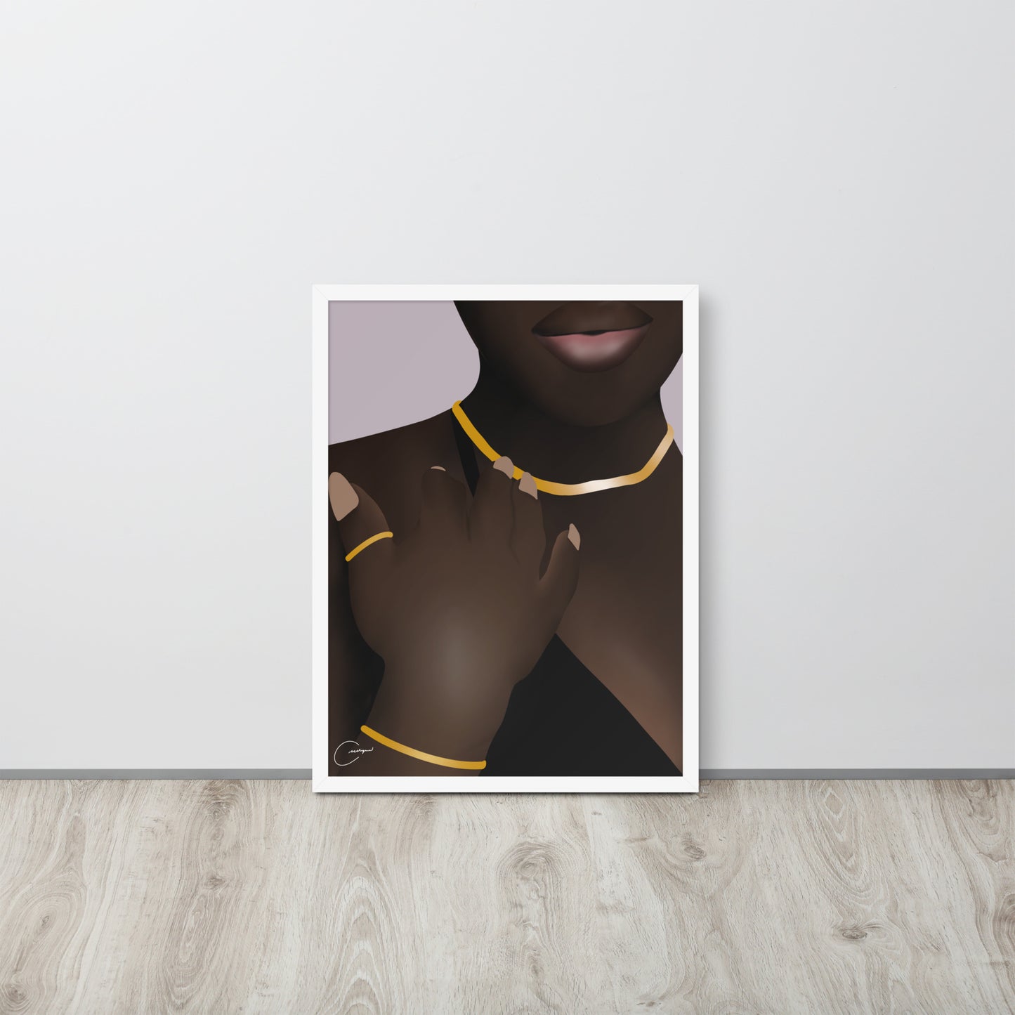 Subtle Touch Framed Print
