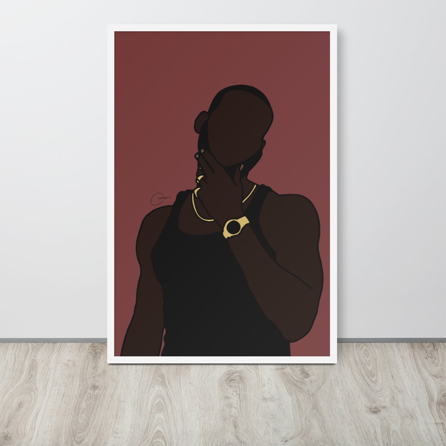Kofi Framed Print