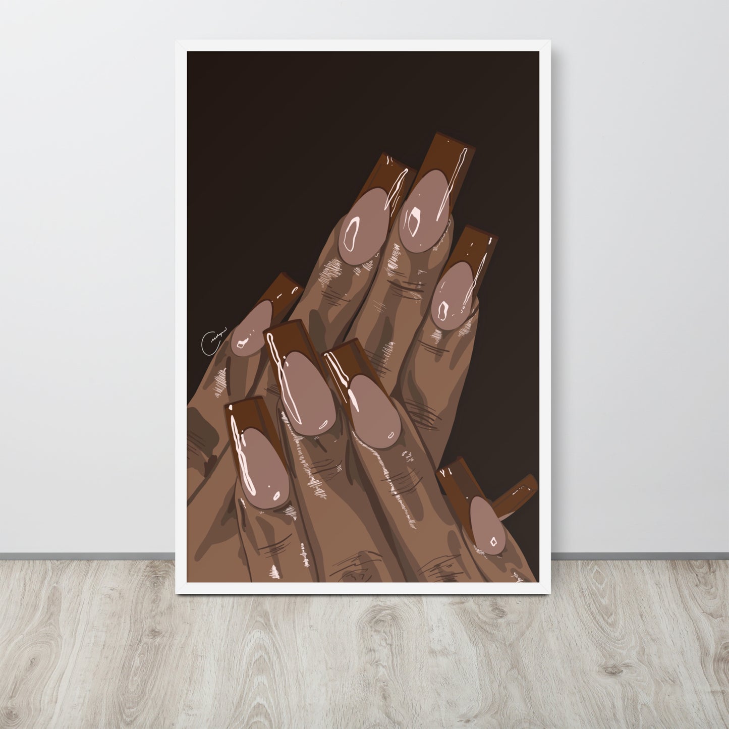 Fresh Set Framed Print