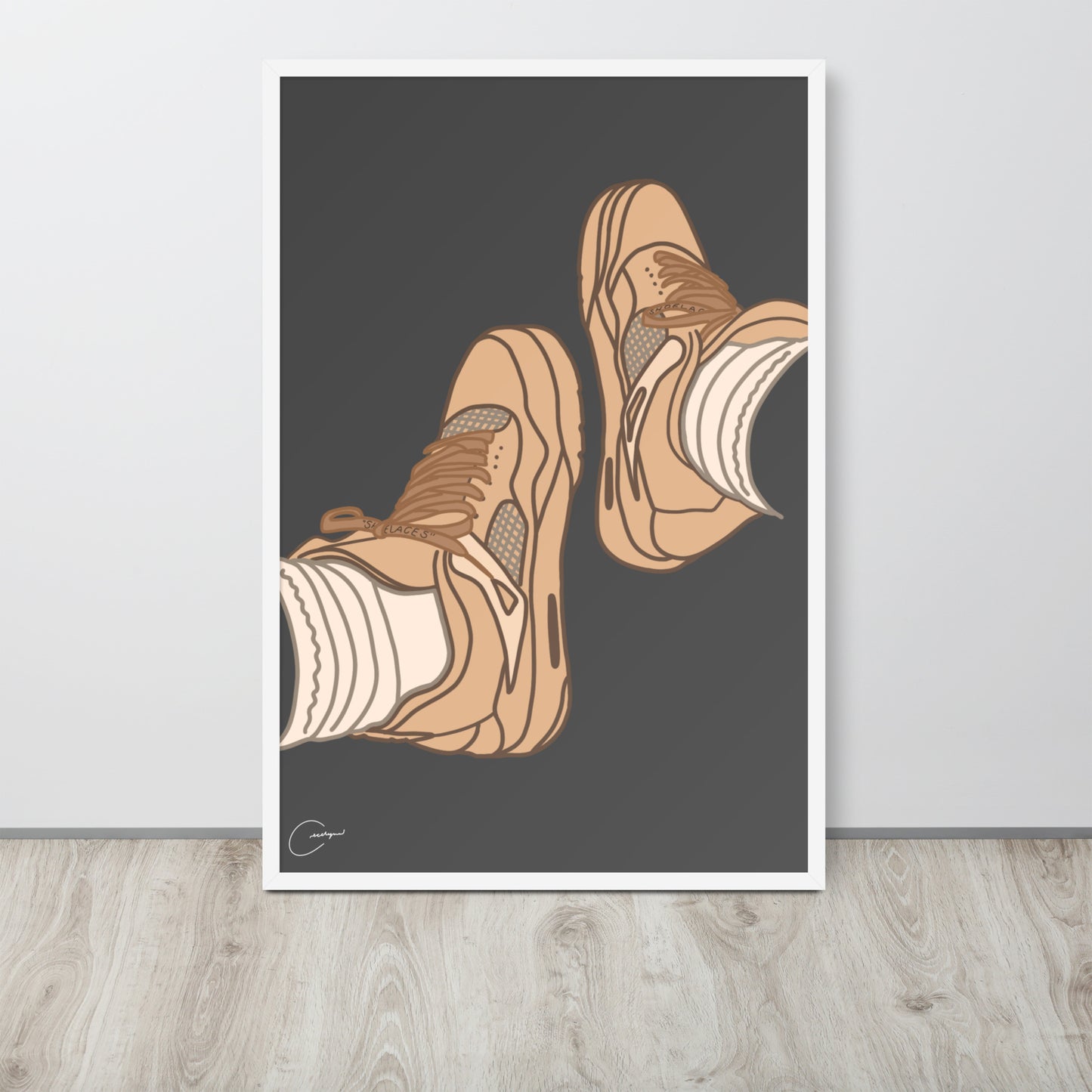 Sneakerhead Framed Print