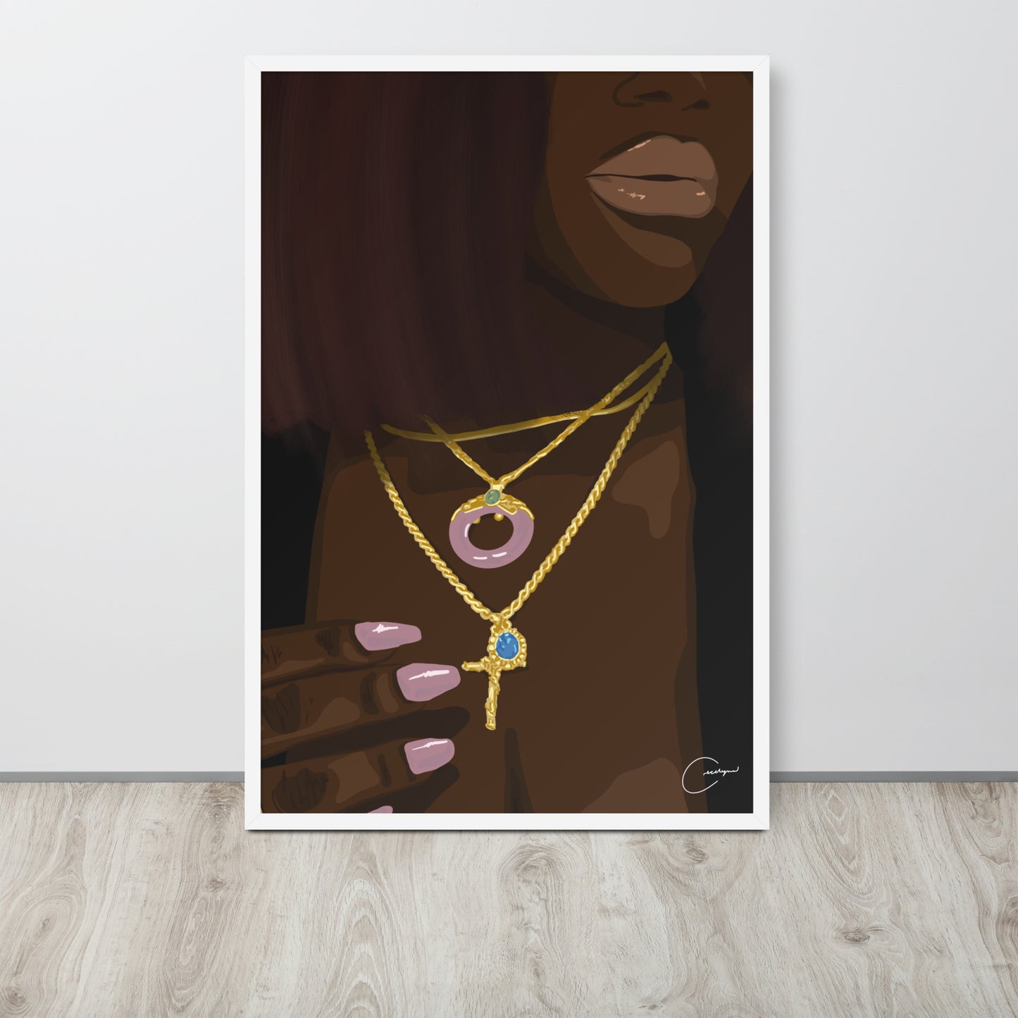 Layered Up Framed Print