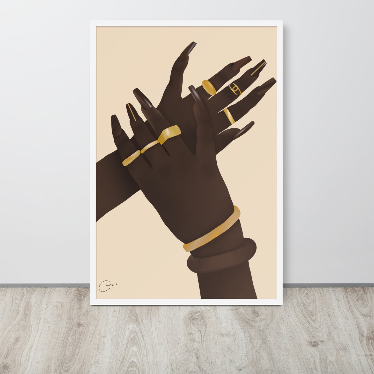 Vibe Season Framed Print