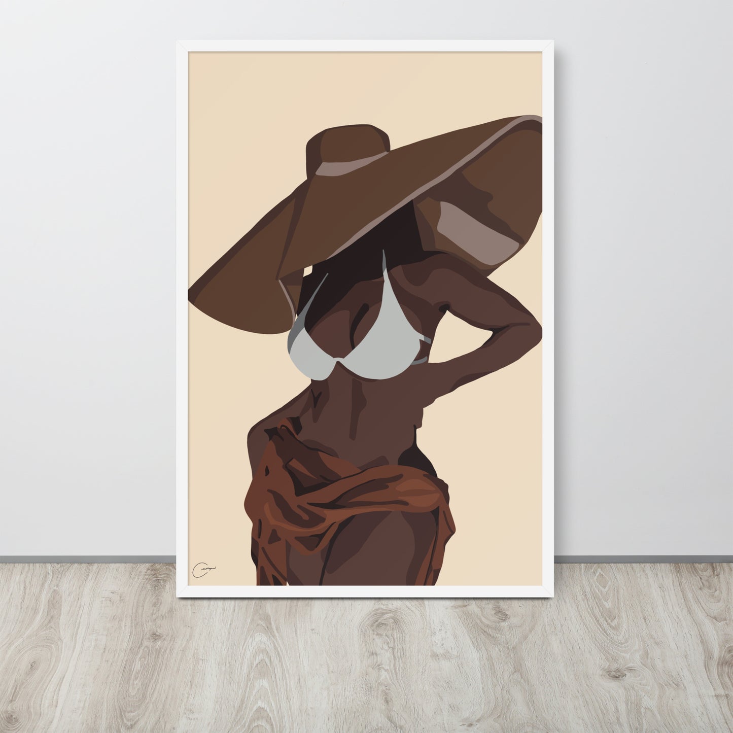 Beach Babe Framed Print