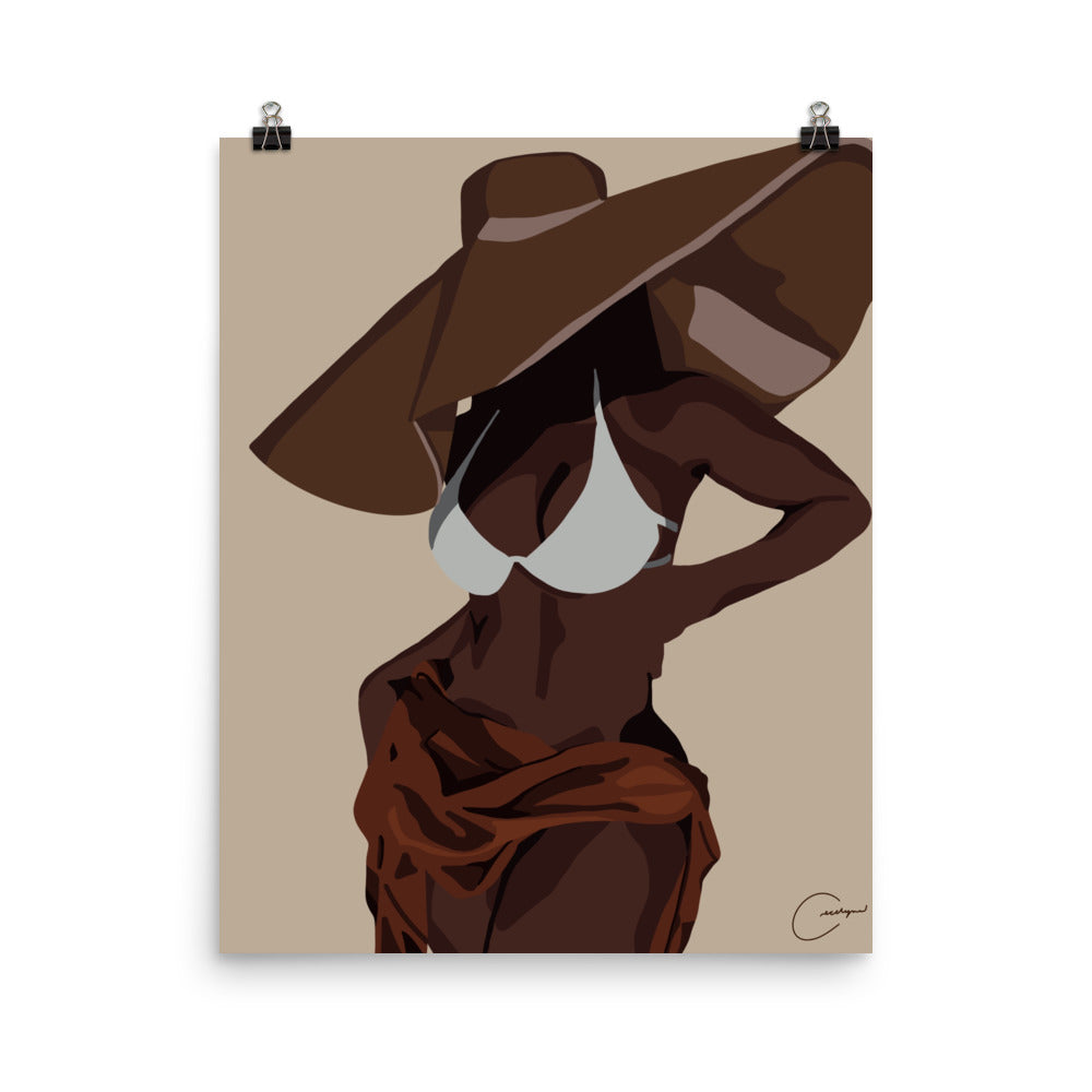 Beach Babe Print