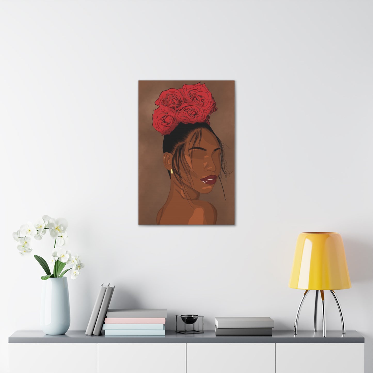 Rose In Harlem Canvas