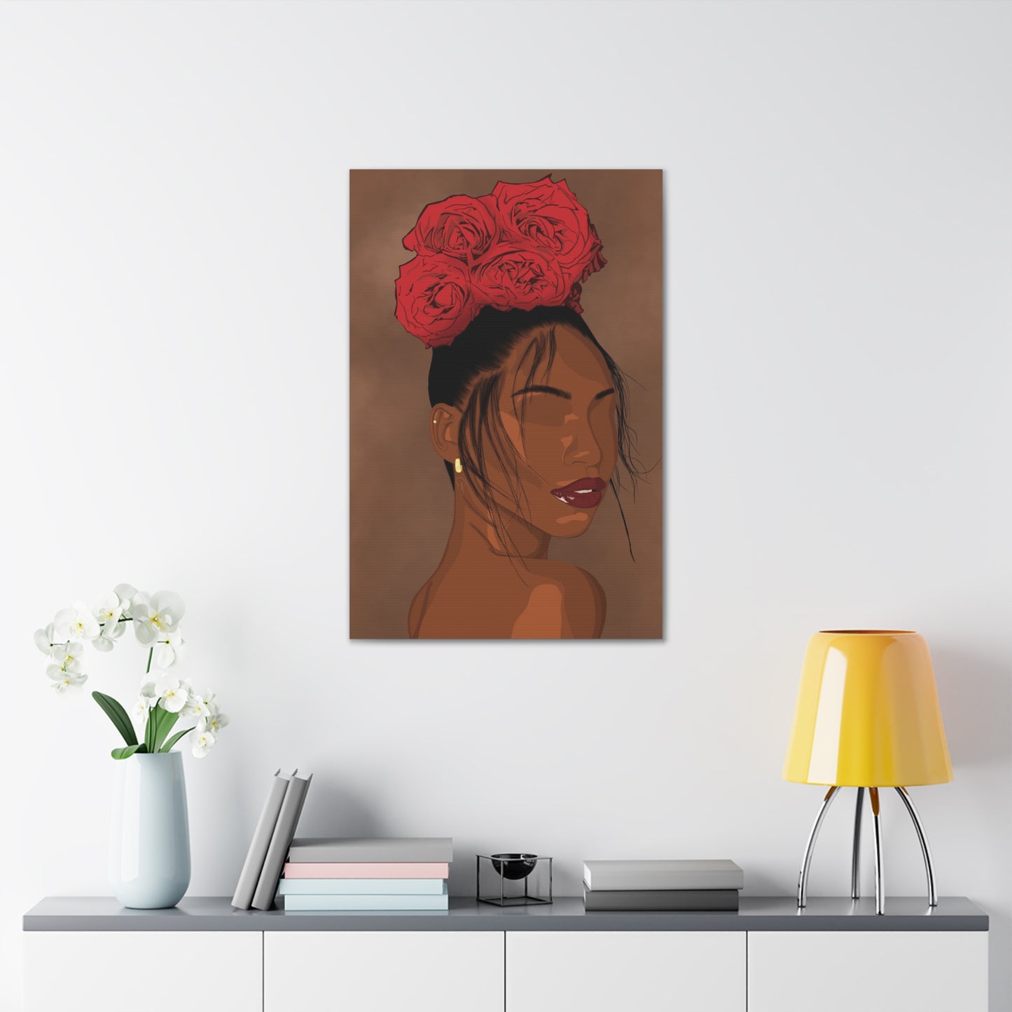 Rose In Harlem Canvas