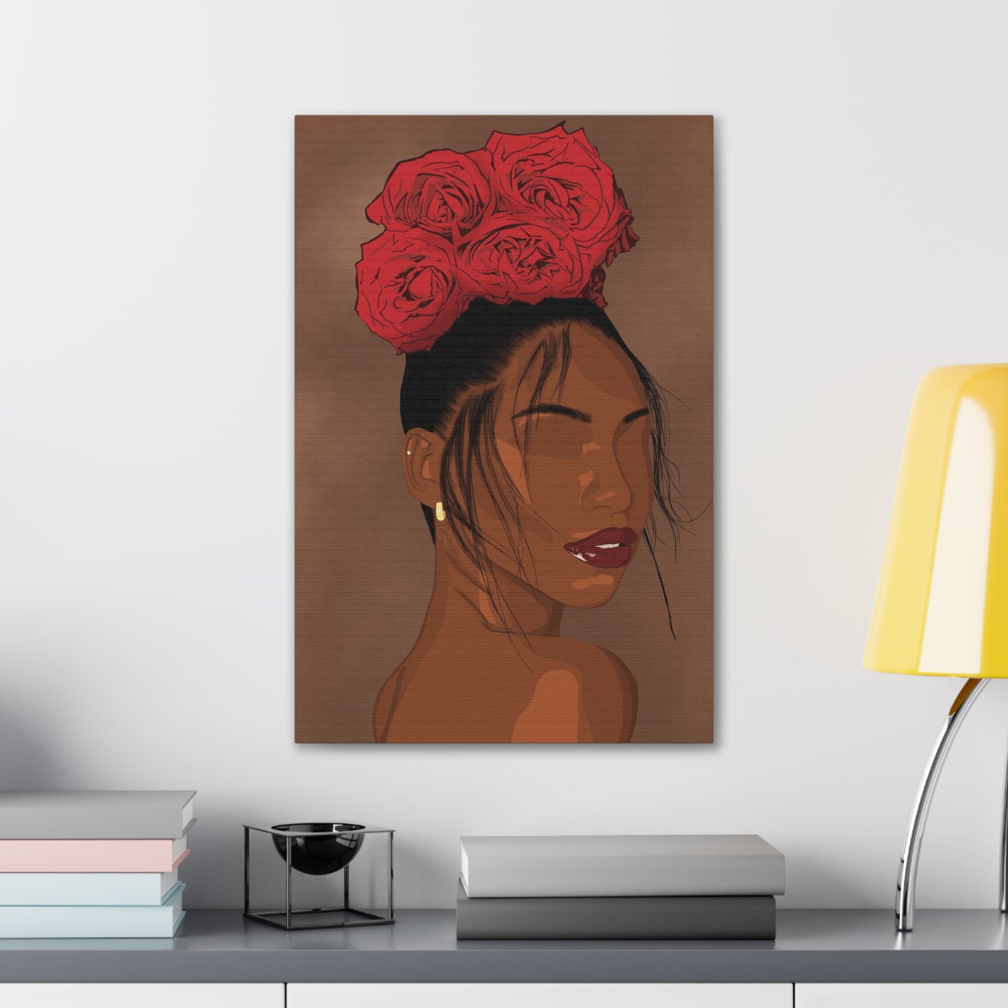 Rose In Harlem Canvas