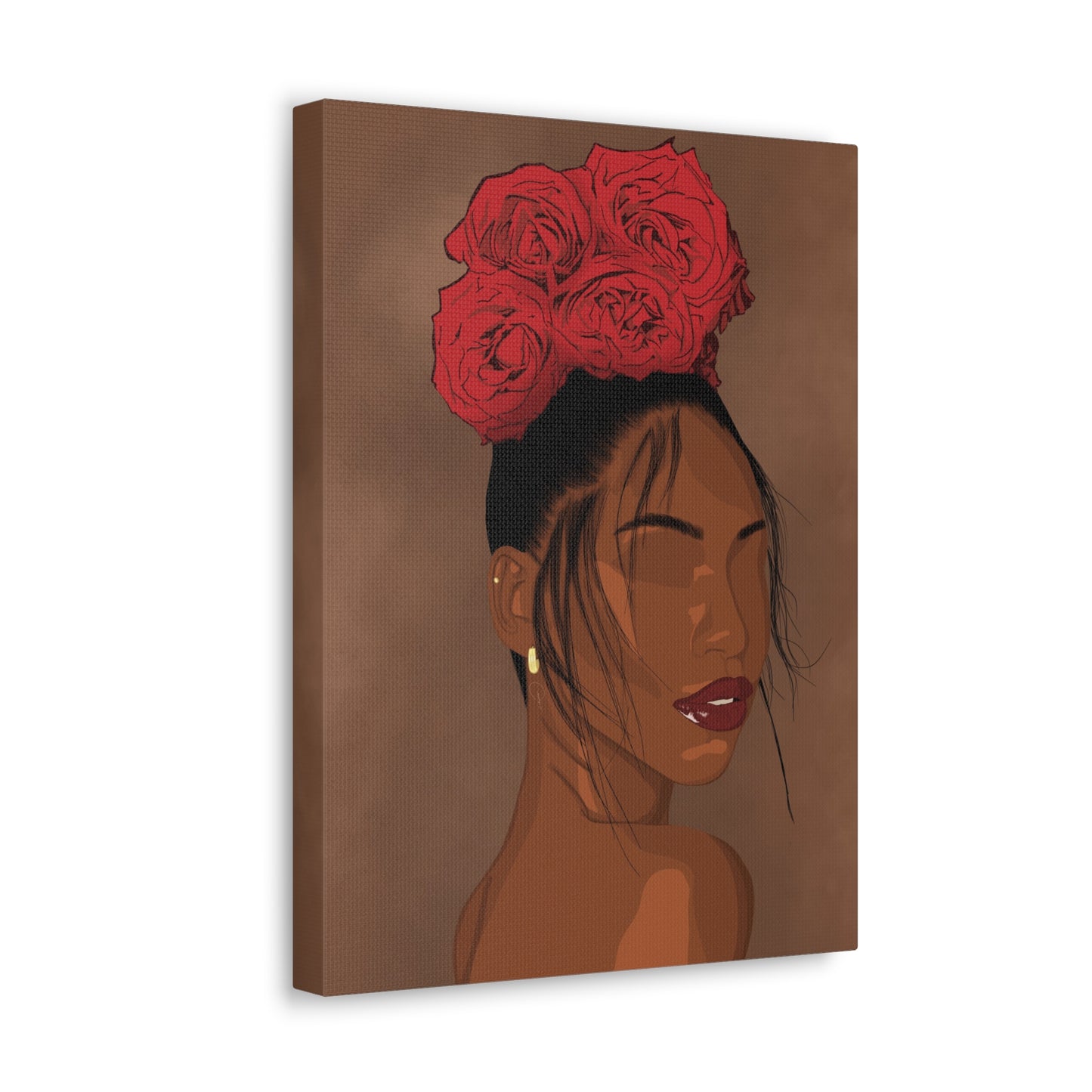 Rose In Harlem Canvas