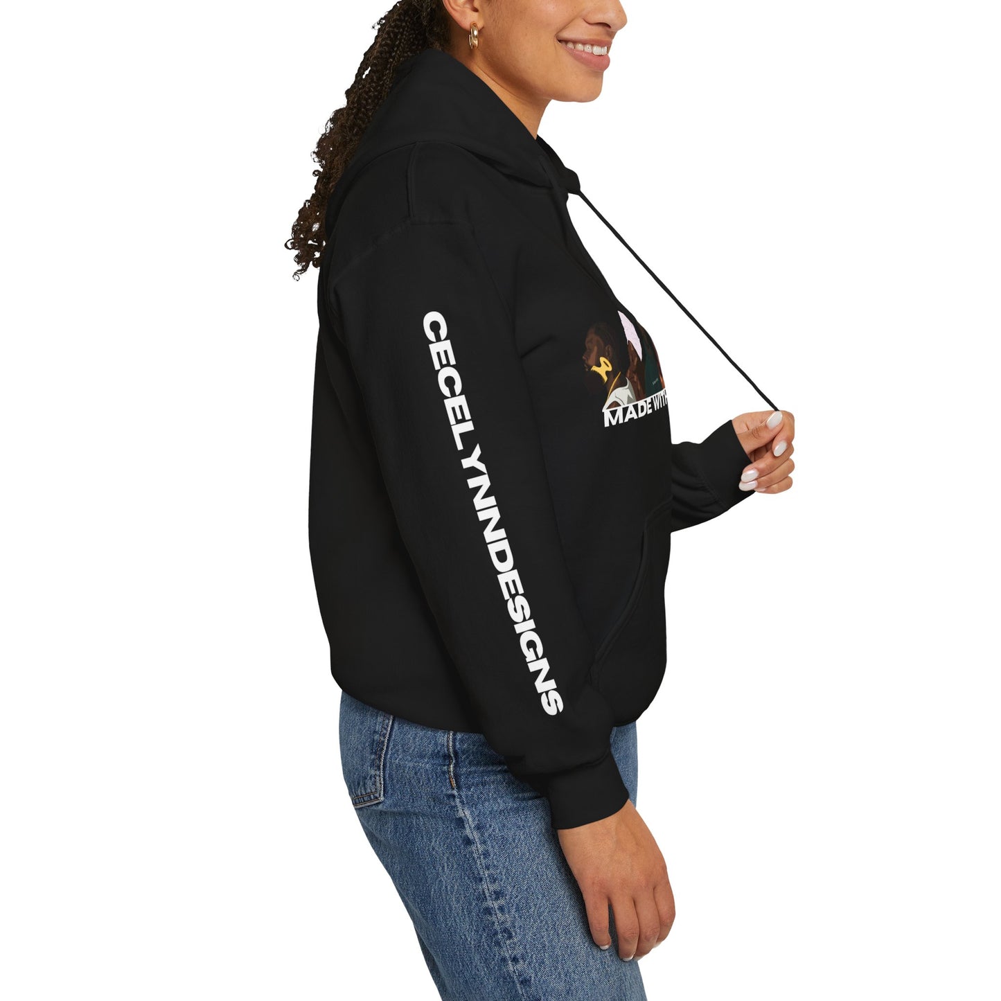 Made With Melanin Unisex Heavy Blend™ Hooded Sweatshirt