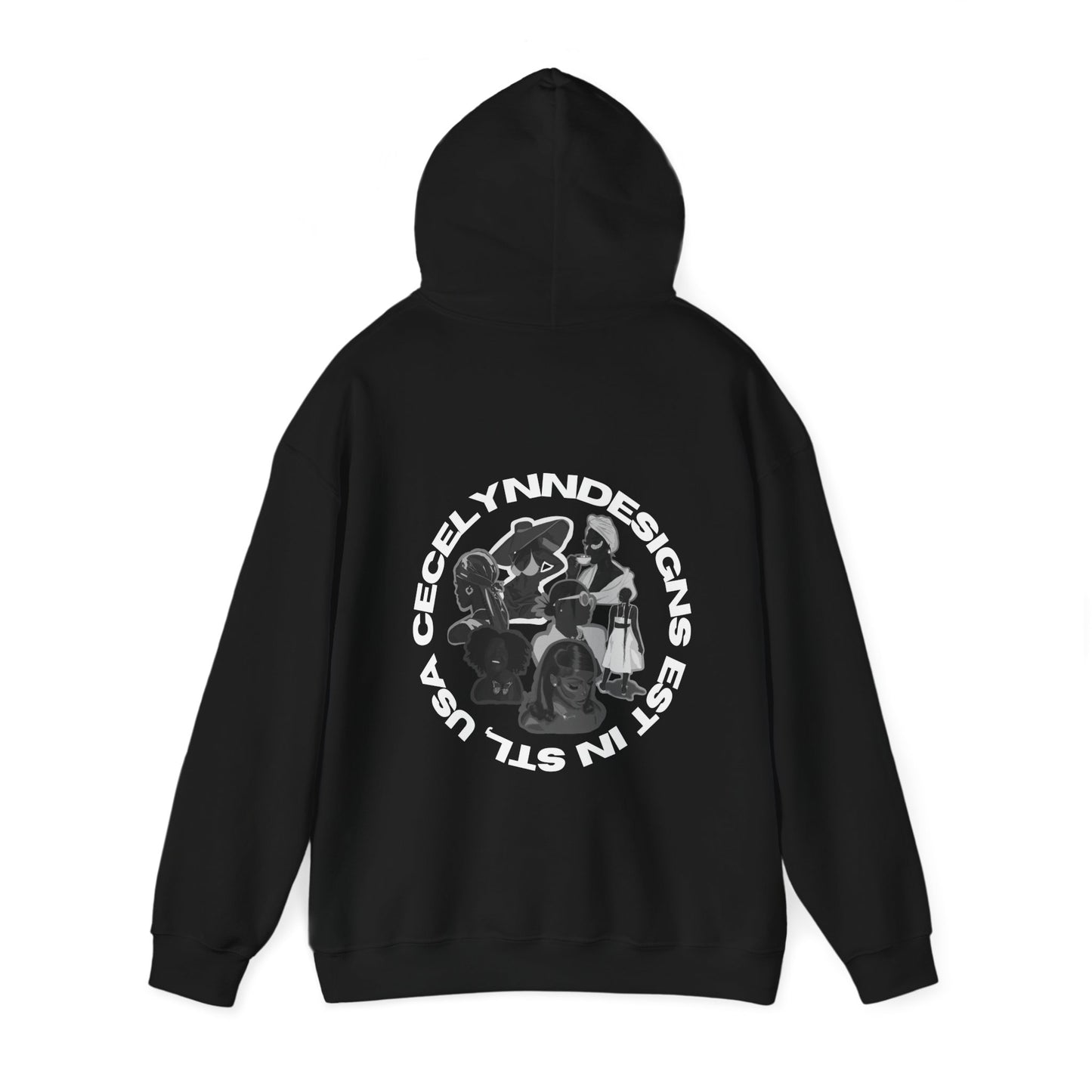 Black Women Unisex Heavy Blend™ Hooded Sweatshirt