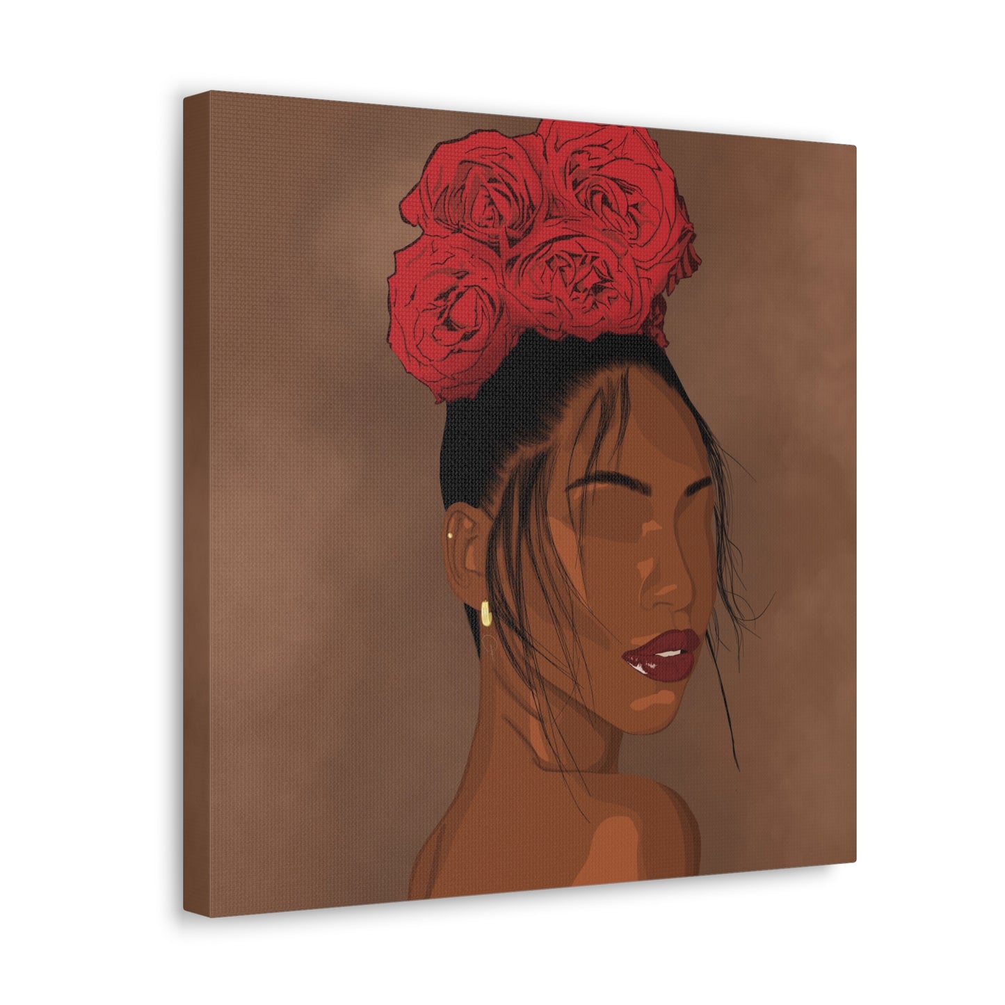 Rose In Harlem Canvas