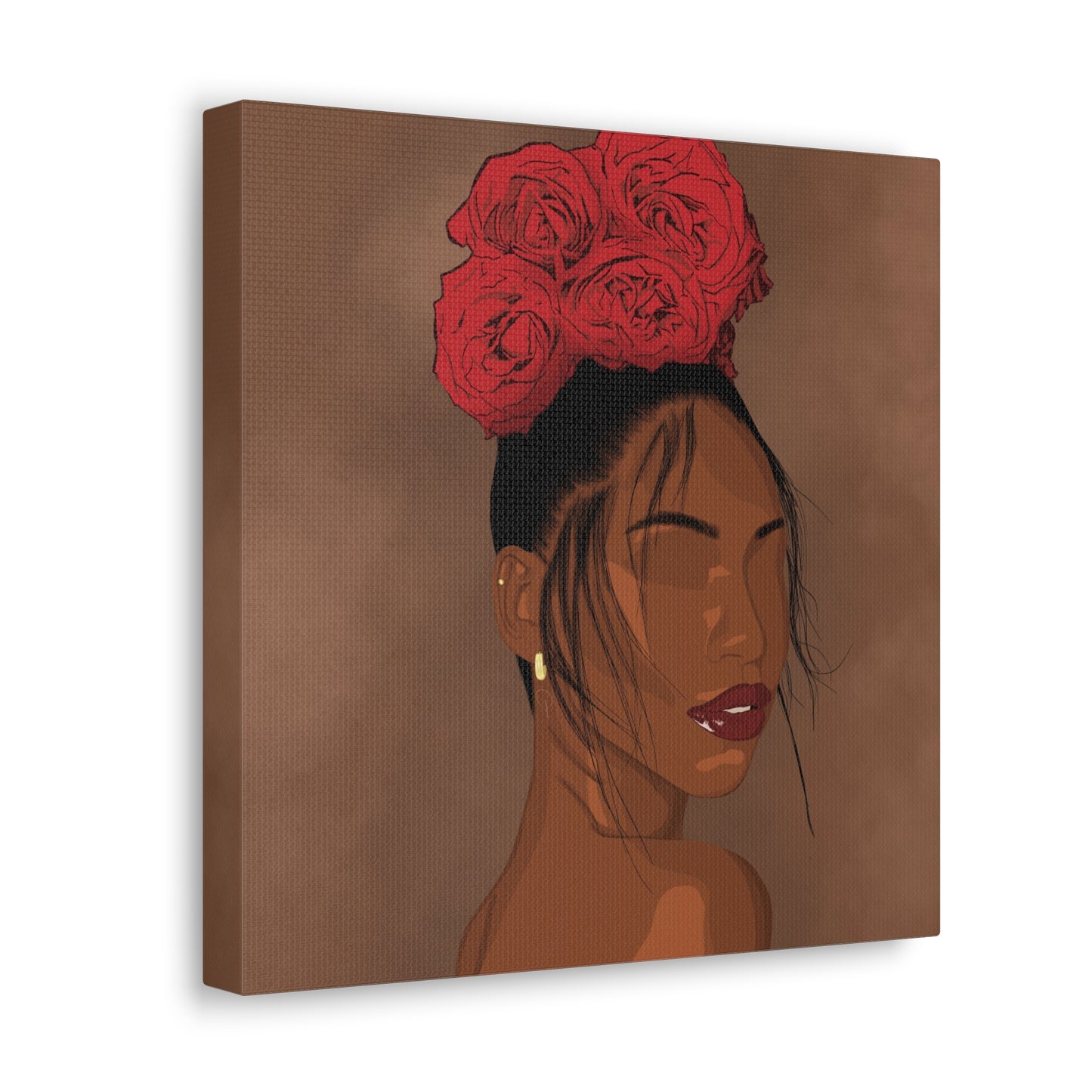 Rose In Harlem Canvas