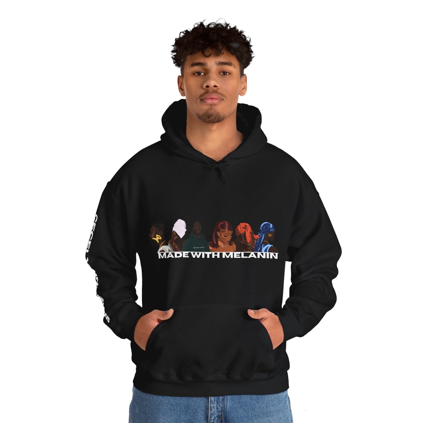 Made With Melanin Unisex Heavy Blend™ Hooded Sweatshirt