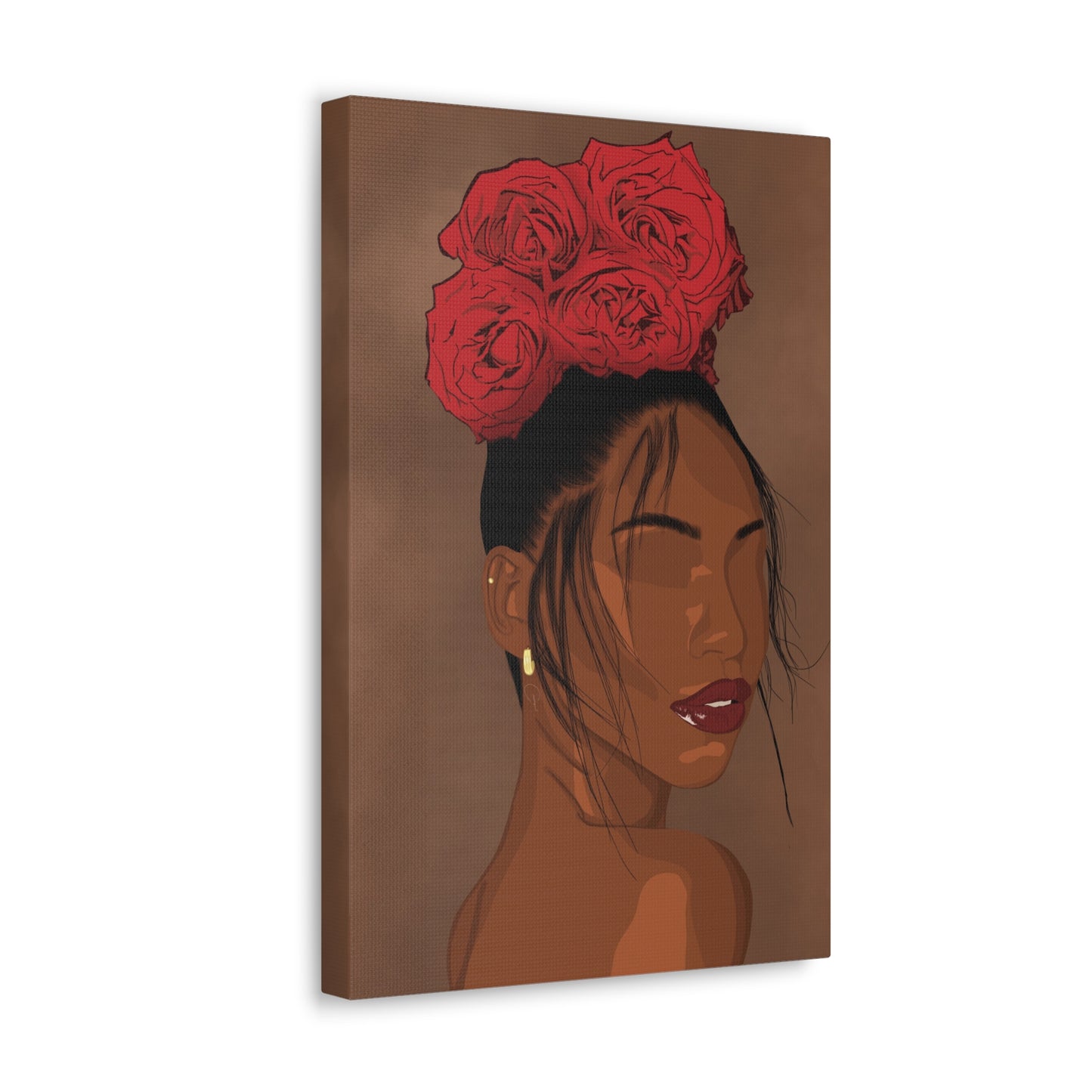 Rose In Harlem Canvas