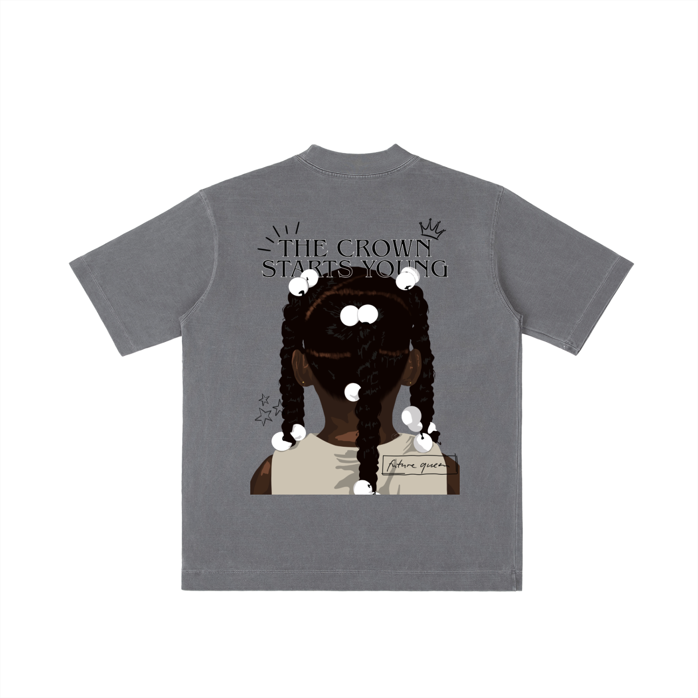 Little Girl Drop Shoulder T-shirt (Mens)