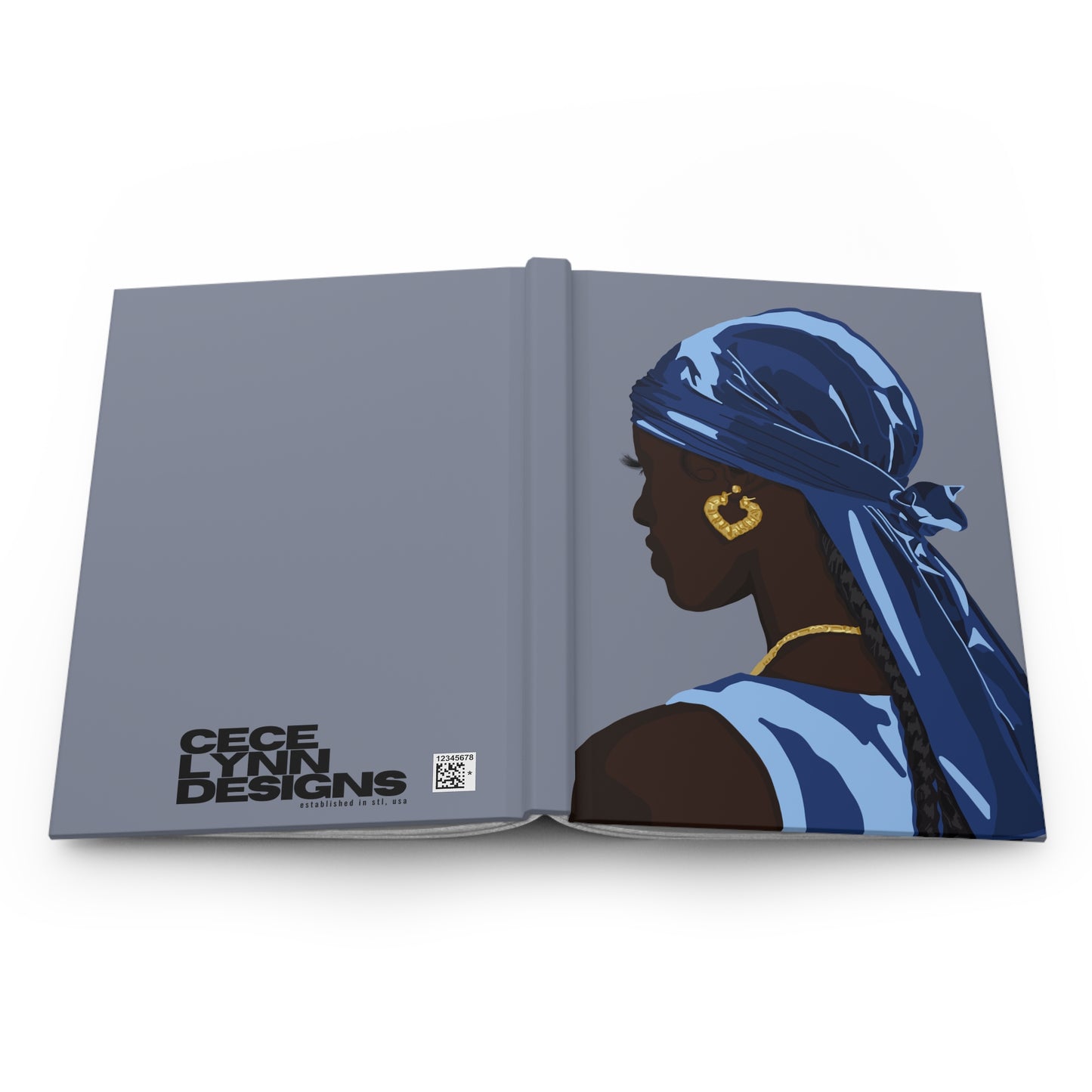 (NEW) Blue Durag Notebook