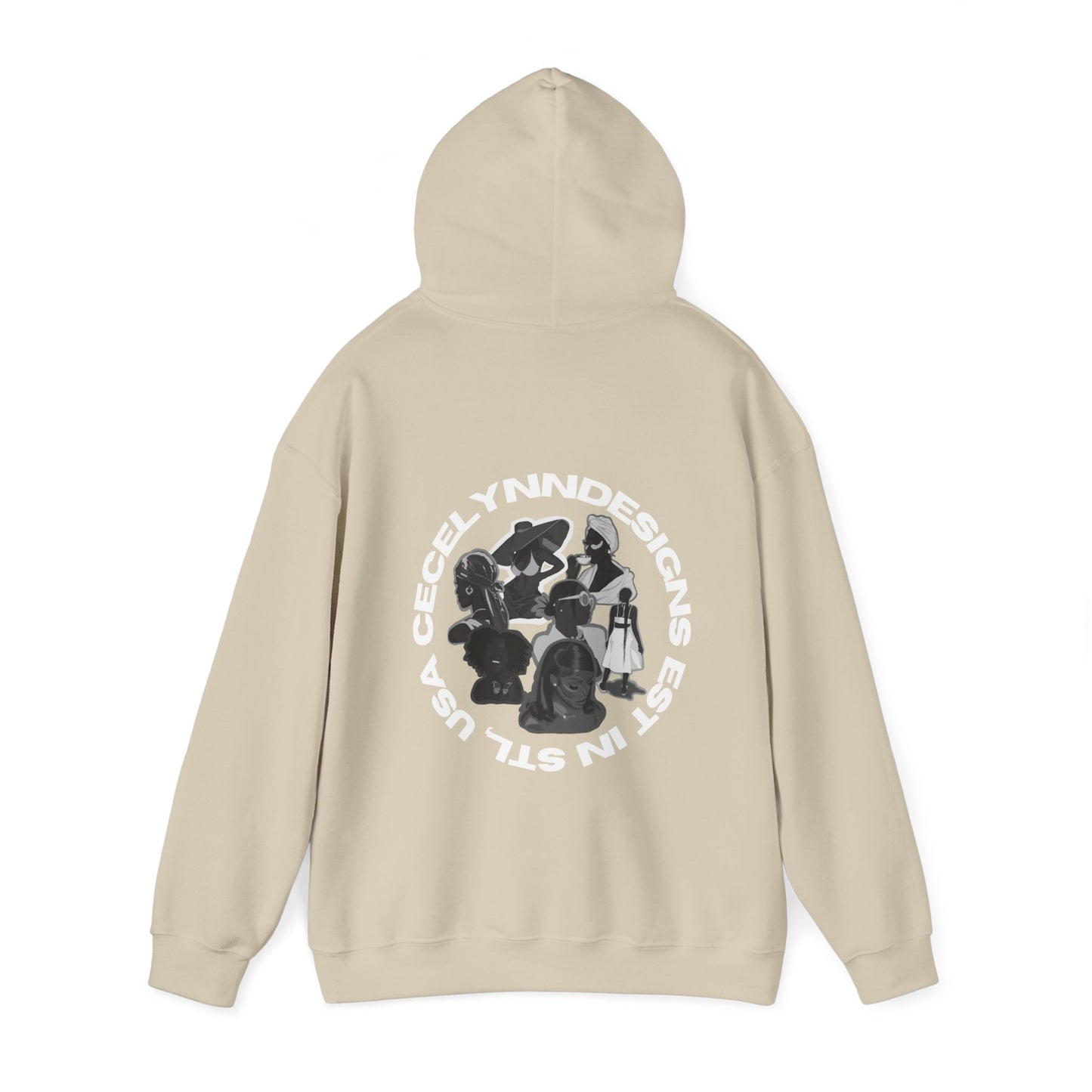 Black Women Unisex Heavy Blend™ Hooded Sweatshirt