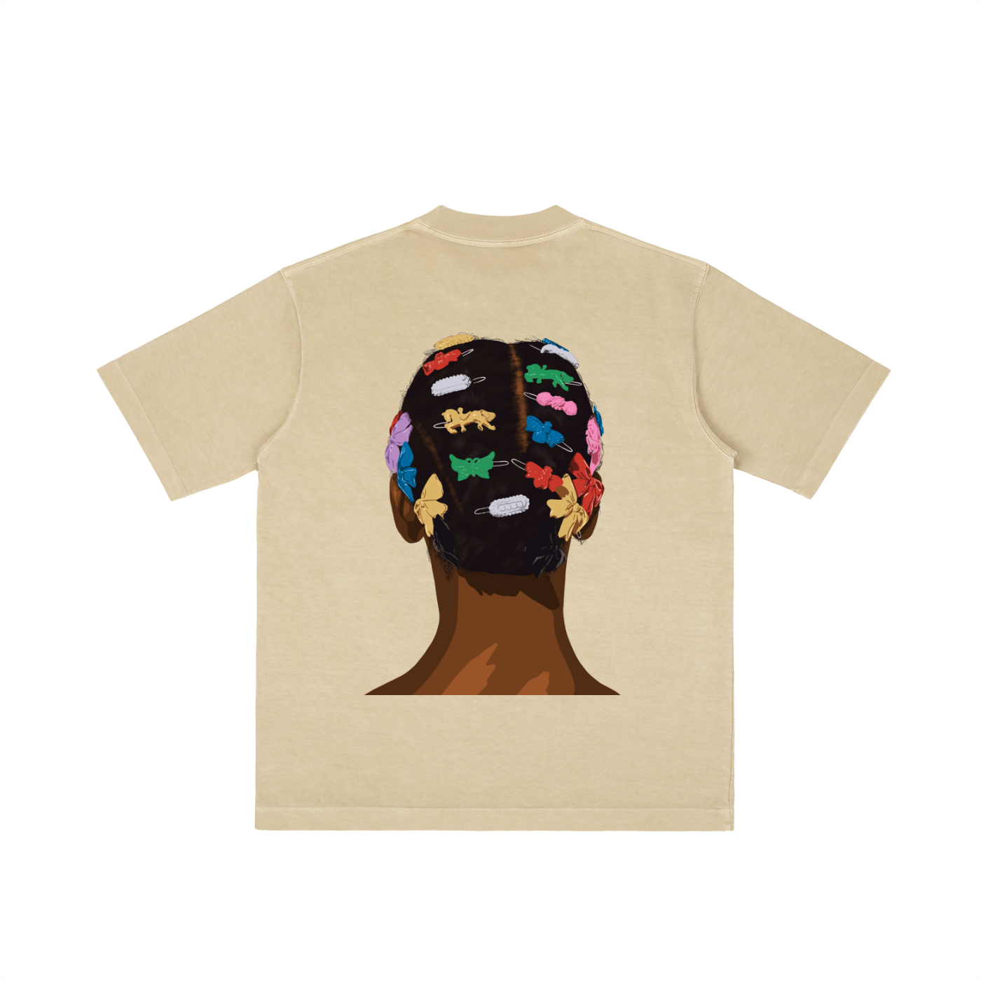 Barrettes Vintage Wash Drop Shoulder T-shirt (Mens)