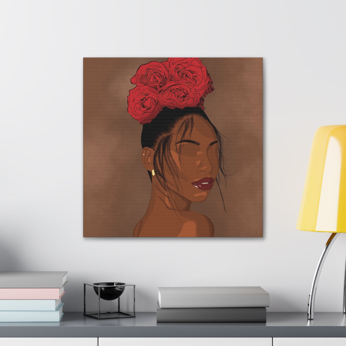 Rose In Harlem Canvas