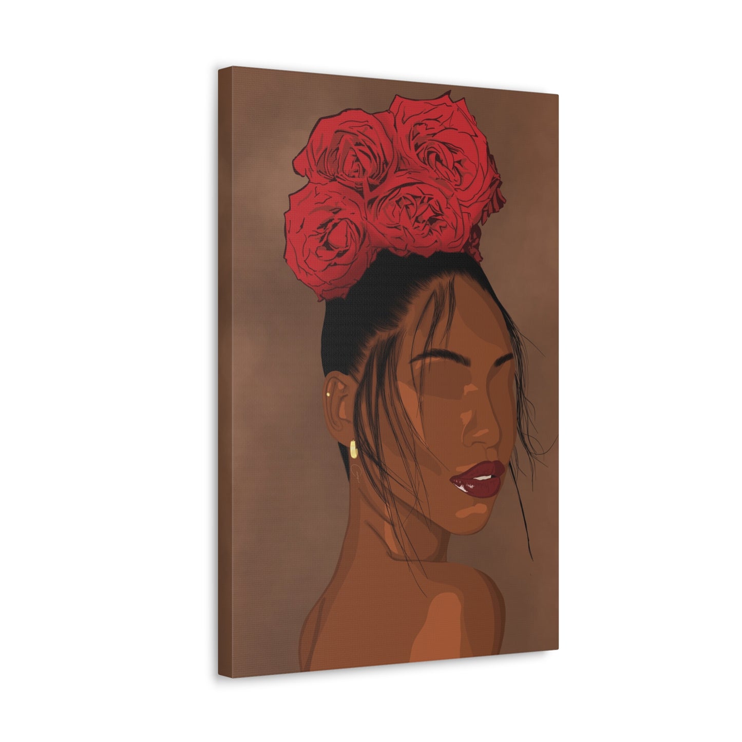 Rose In Harlem Canvas