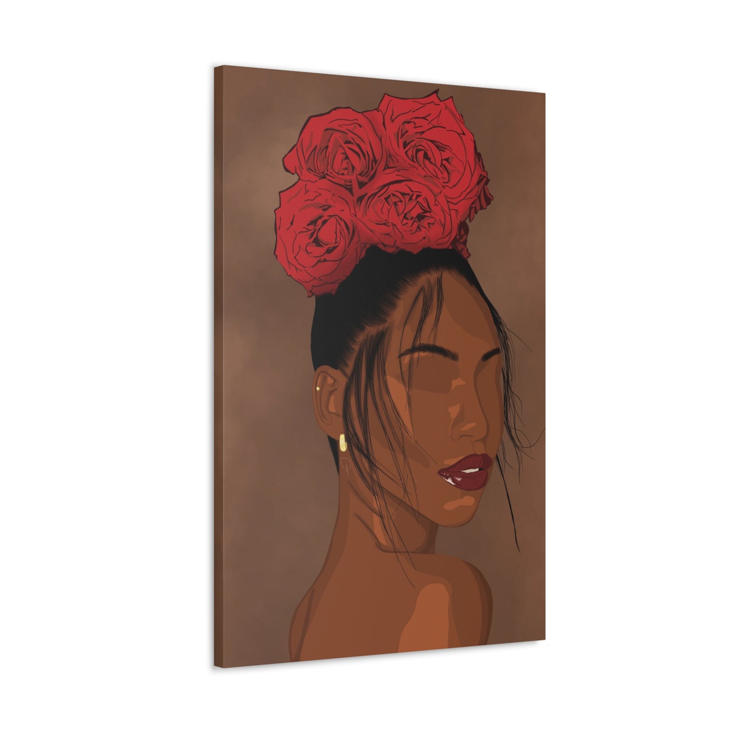 Rose In Harlem Canvas