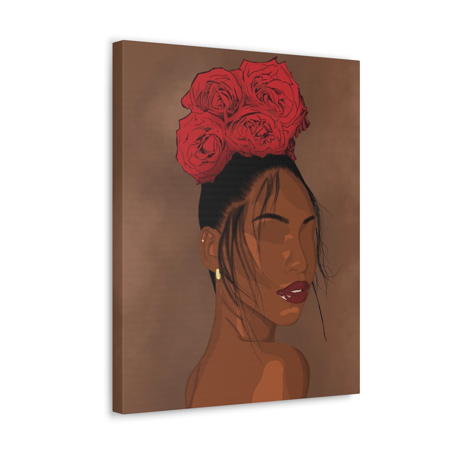 Rose In Harlem Canvas